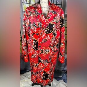 INC Paisley Velvet Jacket Size S